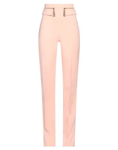 Elisabetta Franchi Woman Pants Salmon Pink Size 12 Polyester, Elastane