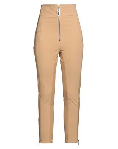 Elisabetta Franchi Woman Pants Sand Size 6 Polyamide, Elastane, Polyester, Polyurethane In Neutral
