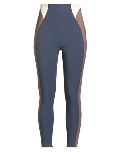 Elisabetta Franchi Woman Pants Slate Blue Size 4 Polyamide, Elastane