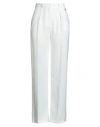 Elisabetta Franchi Woman Pants White Size 10 Polyester