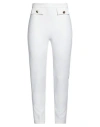 Elisabetta Franchi Woman Pants White Size 10 Polyester, Elastane In White
