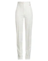 Elisabetta Franchi Woman Pants Ivory Size 4 Polyester, Elastane In White