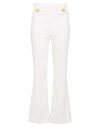 Elisabetta Franchi Woman Pants White Size 6 Cotton, Elastane