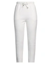 Elisabetta Franchi Woman Pants White Size 8 Cotton, Polyamide In White