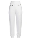 Elisabetta Franchi Woman Pants White Size 8 Cotton, Polyester In White