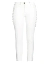 Elisabetta Franchi Woman Pants White Size 8 Polyamide, Elastane