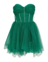 Elisabetta Franchi Woman Playsuit Green Size 8 Polyamide, Polyester, Elastane