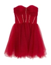 Elisabetta Franchi Woman Playsuit Red Size 6 Polyamide, Polyester, Elastane In Red