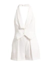 Elisabetta Franchi Woman Playsuit White Size 12 Polyester In White