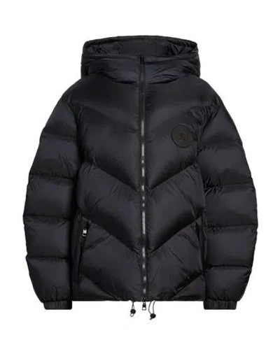 Elisabetta Franchi Woman Puffer Black Size 8 Polyamide