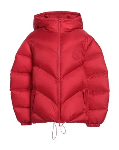 Elisabetta Franchi Woman Puffer Red Size 12 Polyamide