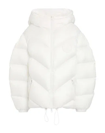 Elisabetta Franchi Woman Puffer White Size 6 Polyamide