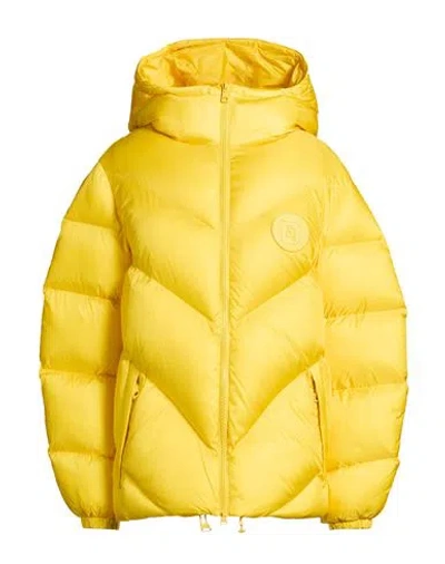Elisabetta Franchi Woman Puffer Yellow Size 2 Polyamide