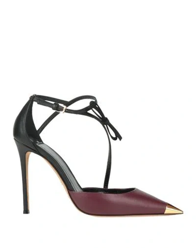 Elisabetta Franchi Woman Pumps Black Size 7 Leather