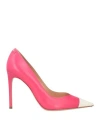 Elisabetta Franchi Woman Pumps Magenta Size 6 Soft Leather In Purple