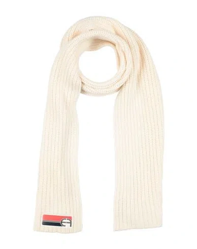 Elisabetta Franchi Woman Scarf White Size - Polyamide, Viscose, Wool, Cashmere