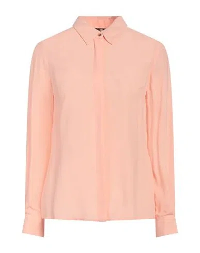 Elisabetta Franchi Woman Shirt Apricot Size 10 Viscose In Orange