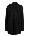 Elisabetta Franchi Woman Shirt Black Size 8 Cotton In Black