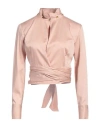 Elisabetta Franchi Woman Shirt Blush Size 6 Lycra, Elastane In Pink