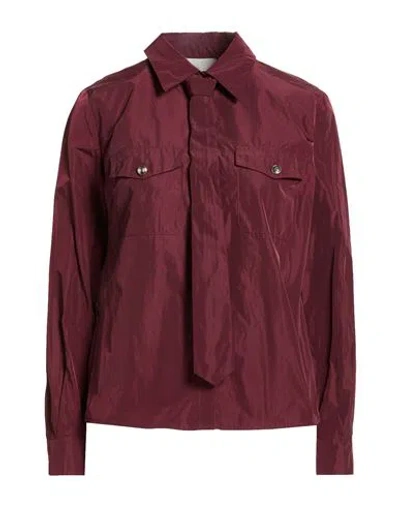 Elisabetta Franchi Woman Shirt Garnet Size 6 Polyester In Red