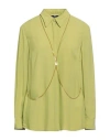 Elisabetta Franchi Woman Shirt Light Green Size 8 Viscose