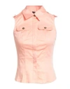 Elisabetta Franchi Woman Shirt Light Pink Size 2 Cotton, Elastane