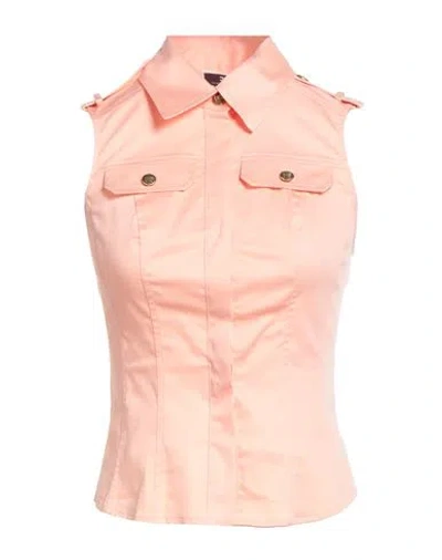Elisabetta Franchi Woman Shirt Light Pink Size 2 Cotton, Elastane