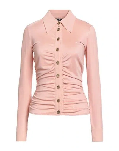 Elisabetta Franchi Woman Shirt Pink Size 4 Viscose, Elastane, Polyester
