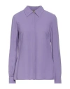 Elisabetta Franchi Woman Shirt Purple Size 6 Viscose In Purple