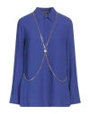 Elisabetta Franchi Woman Shirt Purple Size 8 Viscose In Purple