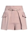 Elisabetta Franchi Woman Shorts & Bermuda Shorts Antique Rose Size 6 Viscose, Elastane In Pink