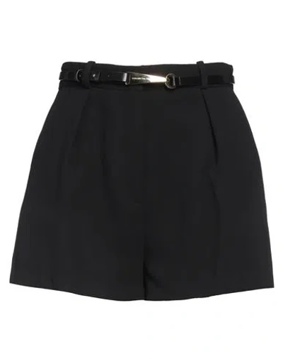 Elisabetta Franchi Woman Shorts & Bermuda Shorts Black Size 6 Polyester