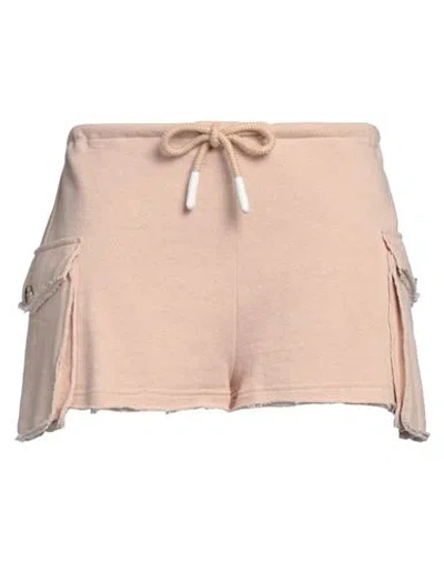 Elisabetta Franchi Woman Shorts & Bermuda Shorts Blush Size 10 Cotton In Pink