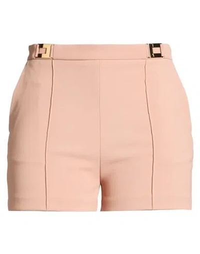 Elisabetta Franchi Woman Shorts & Bermuda Shorts Blush Size 10 Polyester, Elastane In Pink