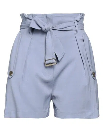 Elisabetta Franchi Woman Shorts & Bermuda Shorts Lilac Size 8 Viscose, Virgin Wool, Elastane In Purple