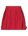 Elisabetta Franchi Mini Skirts In Red