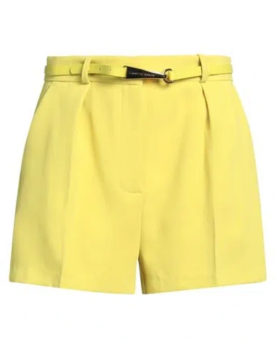 Elisabetta Franchi Woman Shorts & Bermuda Shorts Yellow Size 4 Polyester