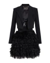 Elisabetta Franchi Woman Co-ord Black Size 8 Polyester, Elastane In Black