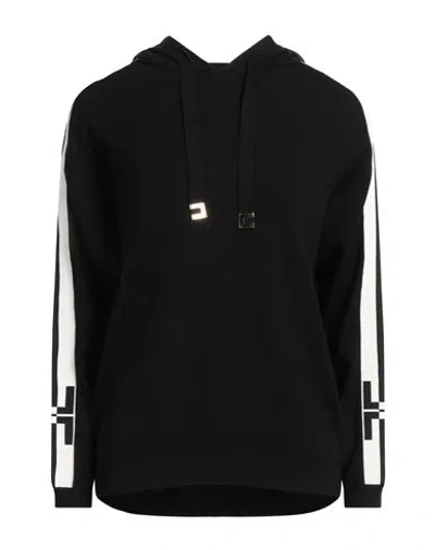 Elisabetta Franchi Woman Sweater Black Size 6 Viscose, Polyamide