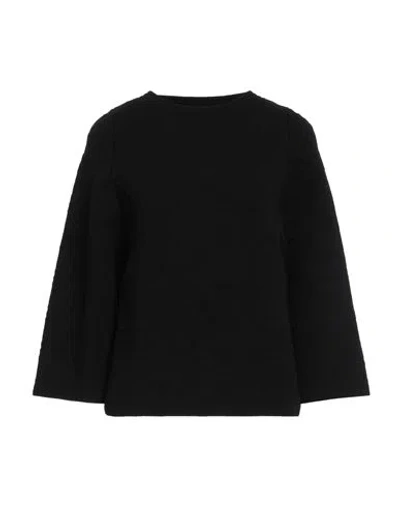 Elisabetta Franchi Woman Sweater Black Size 8 Viscose, Polypropylene, Polyester