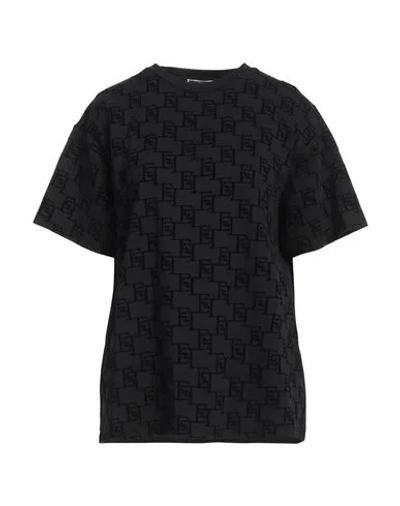 Elisabetta Franchi T-shirt  Woman Color Black