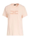 Elisabetta Franchi Woman T-shirt Light Pink Size 8 Cotton In Pink