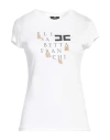 Elisabetta Franchi Woman T-shirt White Size 6 Modal