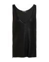 Elisabetta Franchi Woman Tank Top Black Size 10 Viscose In Black