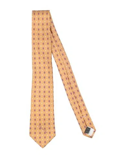 Elisabetta Franchi Woman Ties & Bow Ties Marigold Size - Silk In Neutral
