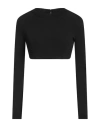Elisabetta Franchi Woman Top Black Size 4 Viscose, Polyamide, Elastane In Black