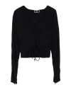 Elisabetta Franchi Woman Top Black Size 6 Viscose In Black
