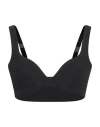Elisabetta Franchi Woman Top Black Size 8 Recycled Polyacrylic, Elastane