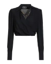 Elisabetta Franchi Woman Top Black Size 8 Viscose