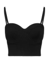 Elisabetta Franchi Woman Top Black Size 8 Viscose, Polyester, Polyamide